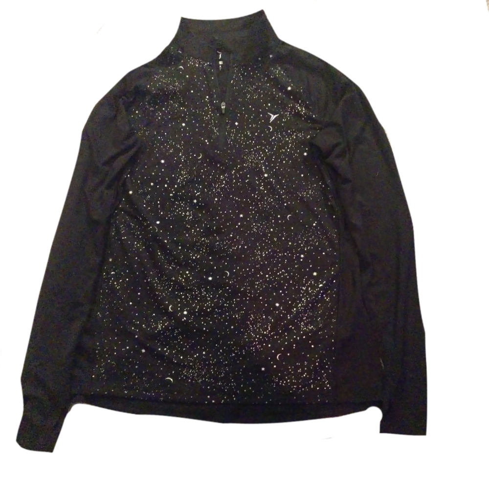 🌃Old Navy active star patterned zip up